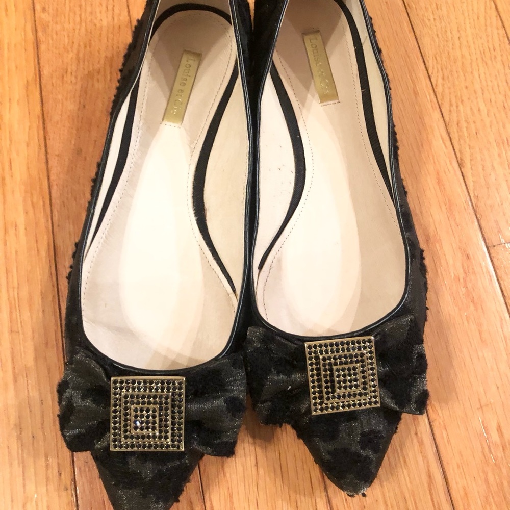 Elegant Louise et Cie special occasion flats sz 10